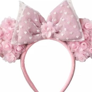 COPY - DISNEY PARKS Hearts and Flowers VALENTINE'S DAY HEADBAND